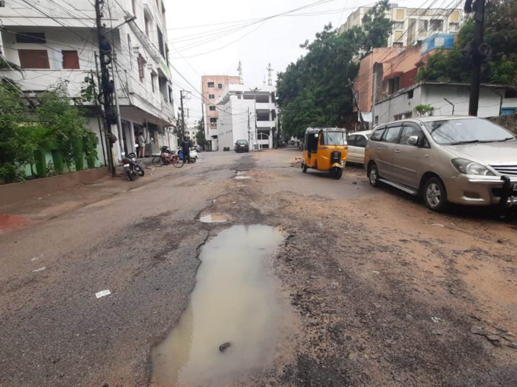 rainfall in hyderabad