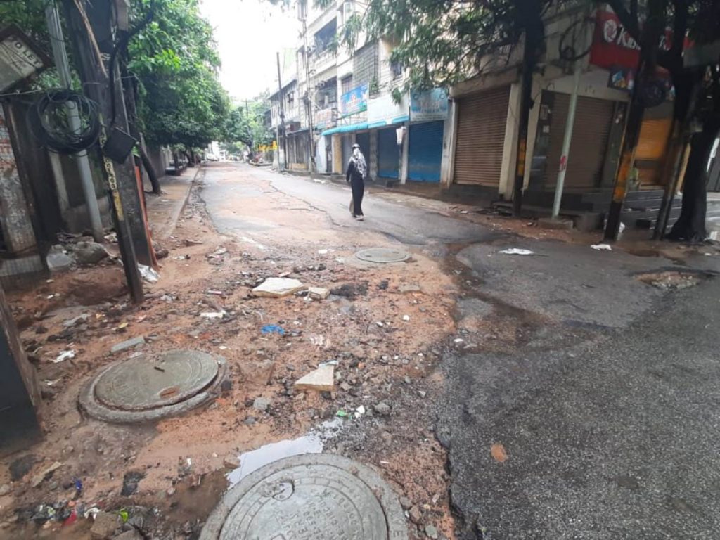 rainfall in hyderabad