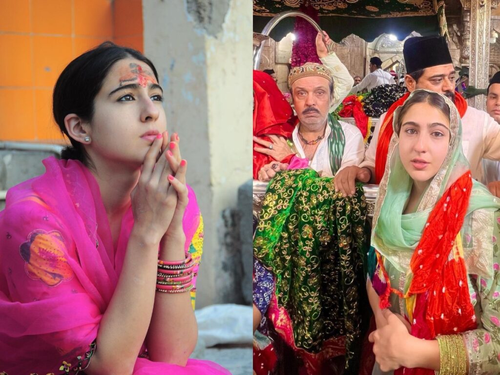 Sara Ali Khan defends visiting Hindu temple, 'Main Ajmer Sharif utni shiddat se jaungi'