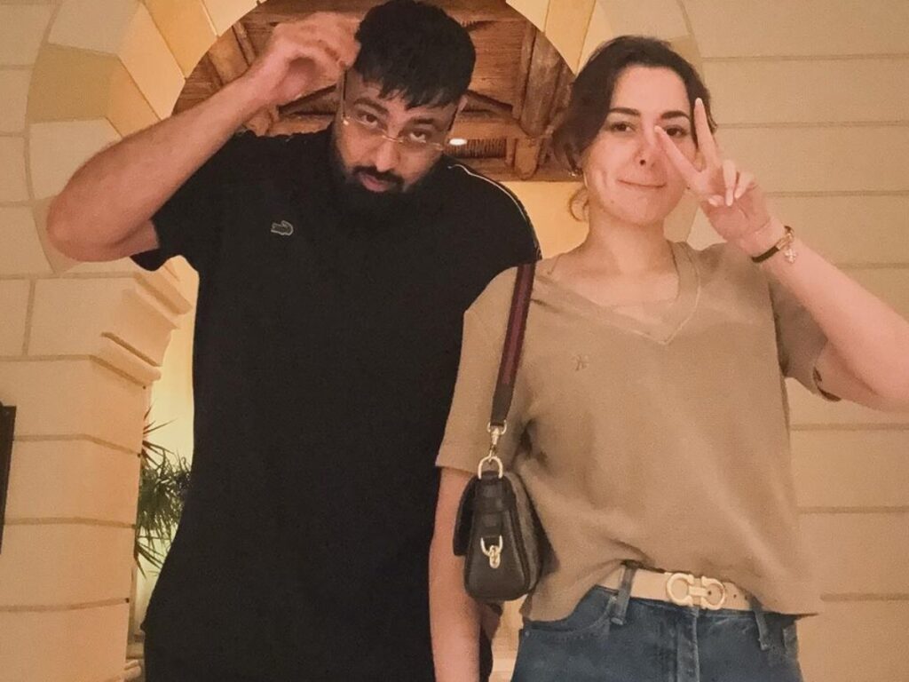 Rapper Badshah parties with Pakistani actress Hania Aamir in Dubai