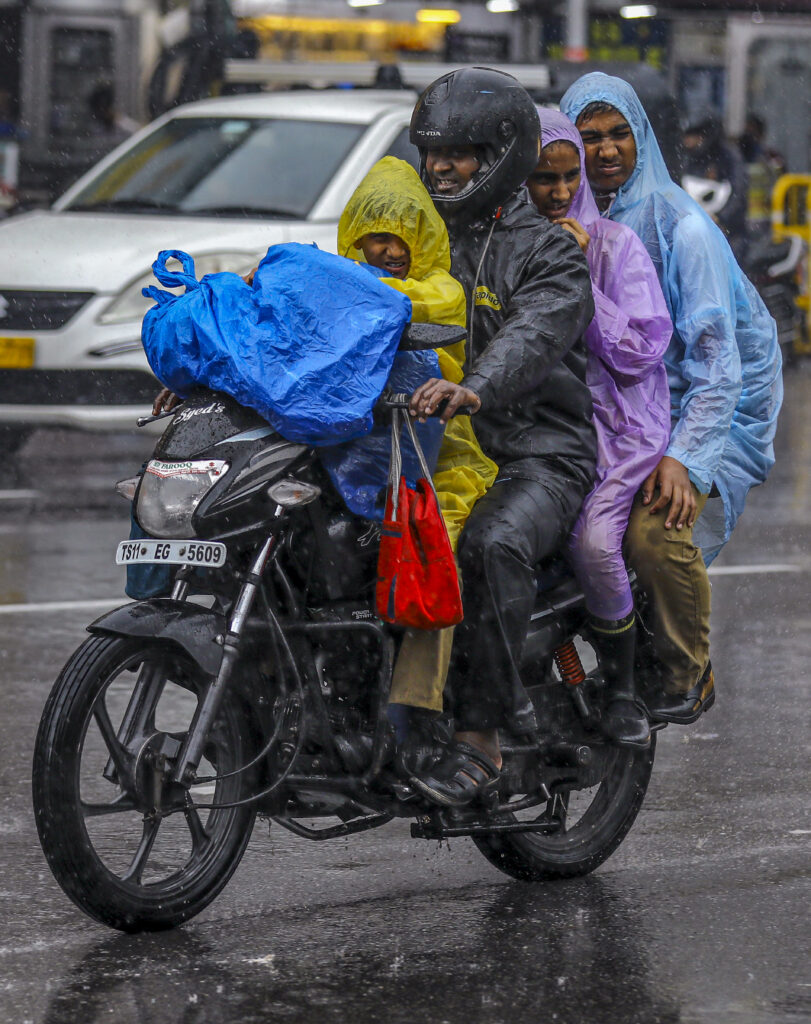 Weather: Rainfall in Hyderabad