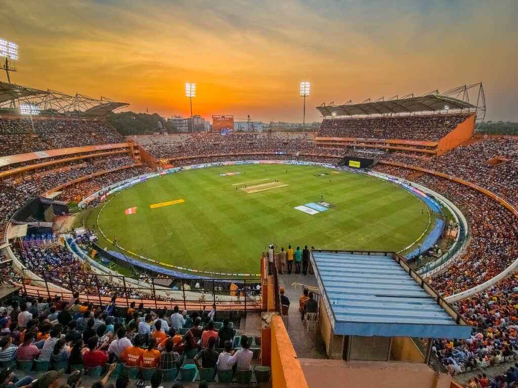 Photo of Uppal Stadium in Hyderabad for traffic advisory