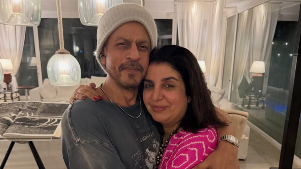 Shah Rukh Khan and Farah Khan