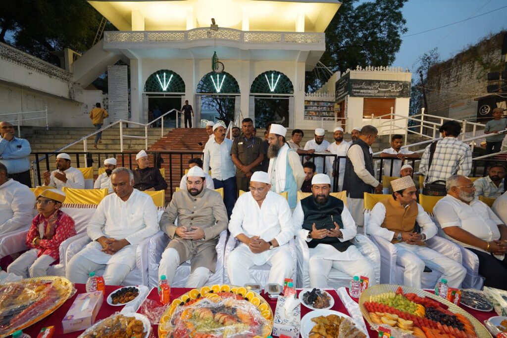 Community leaders gathered at Hyderabad's Dawat-e-Iftar to promote communal harmony during Ramadan.