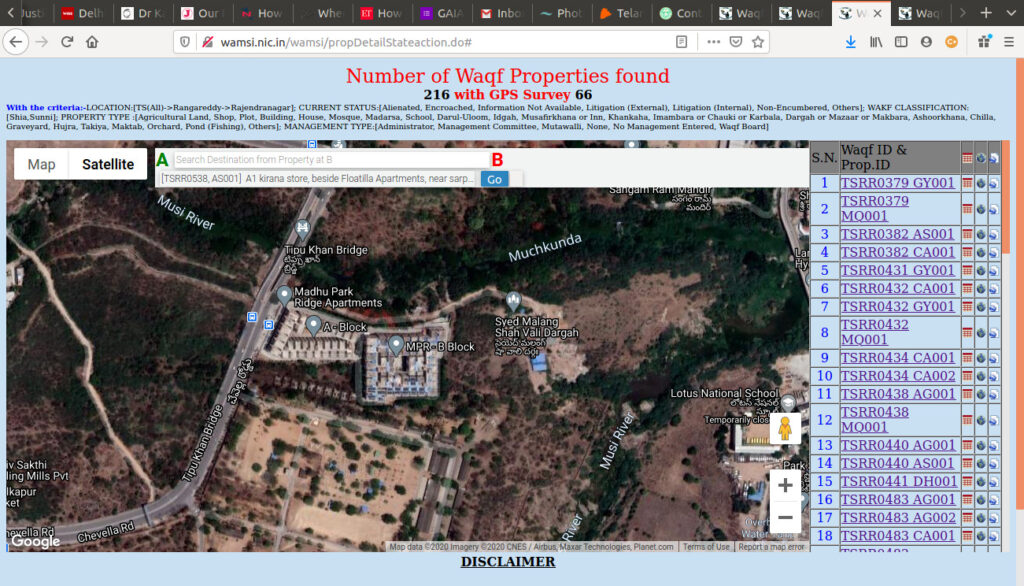 Madhu Park Ridge, aerial view of residential area in Hyderabad, India, with surrounding greenery and road.