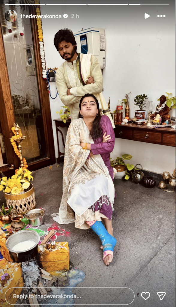 Vijay Deverakonda showers brother Anand Deverakonda with birthday love, celebrating their bond at a festi.