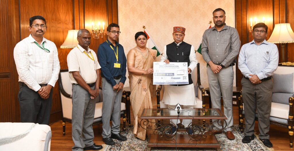 Telangana Governor inaugurates the Census 2027 self-enumeration initiative with officials, promoting incl.