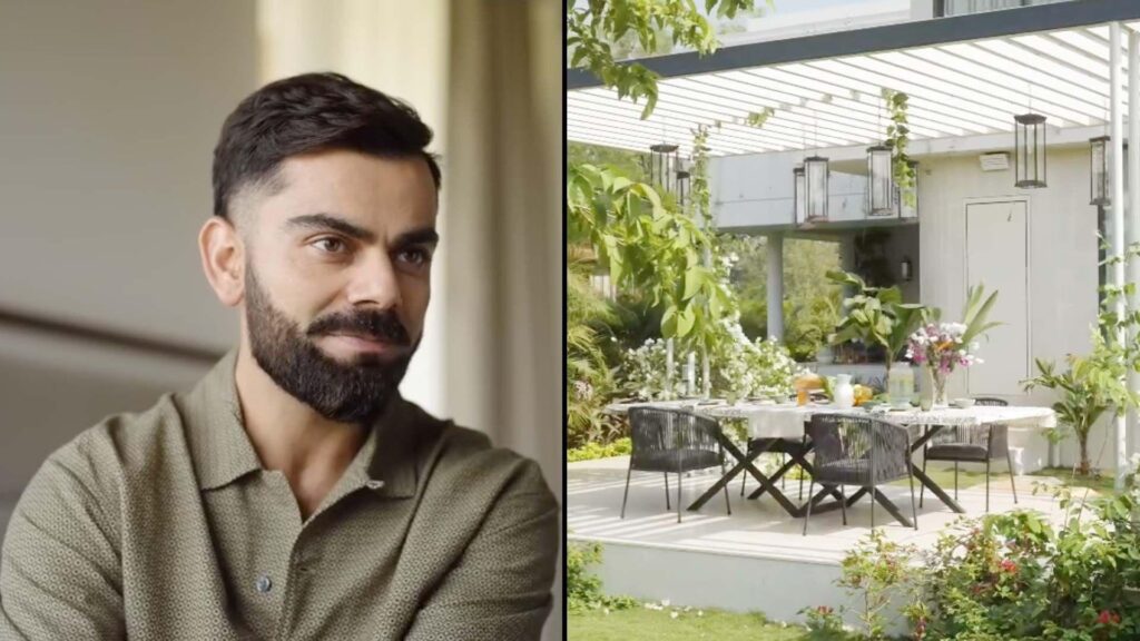 Modern man with beard looking thoughtfully in an indoor space.