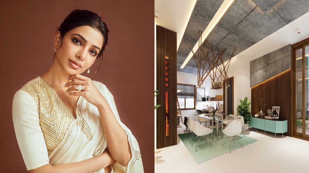 Elegant interior of a modern Hyderabad home with stylish furniture and contemporary design elements.