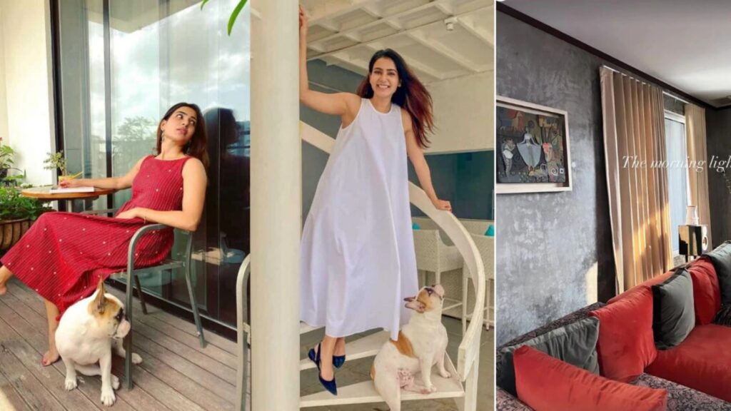 Elegant interior of a stylish Hyderabad home with contemporary decor.